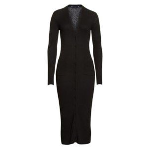 Vince Cashmere Long Ribbed Cardigan